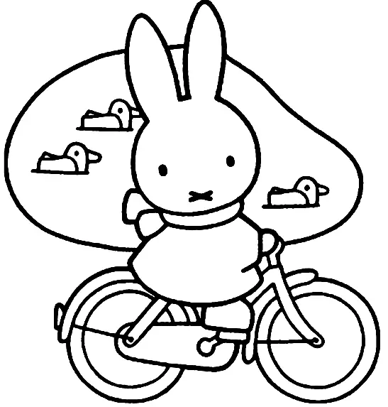 Desenhos de Miffy Para Colorir 13