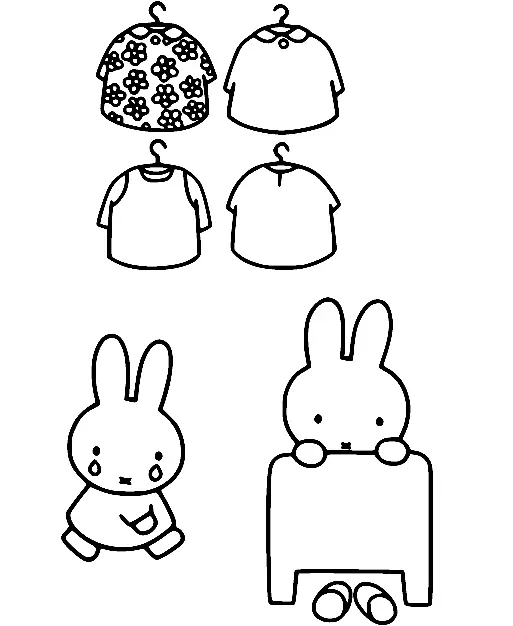 Desenhos de Miffy Para Colorir 35