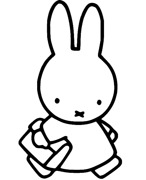 Desenhos de Miffy Para Colorir 44