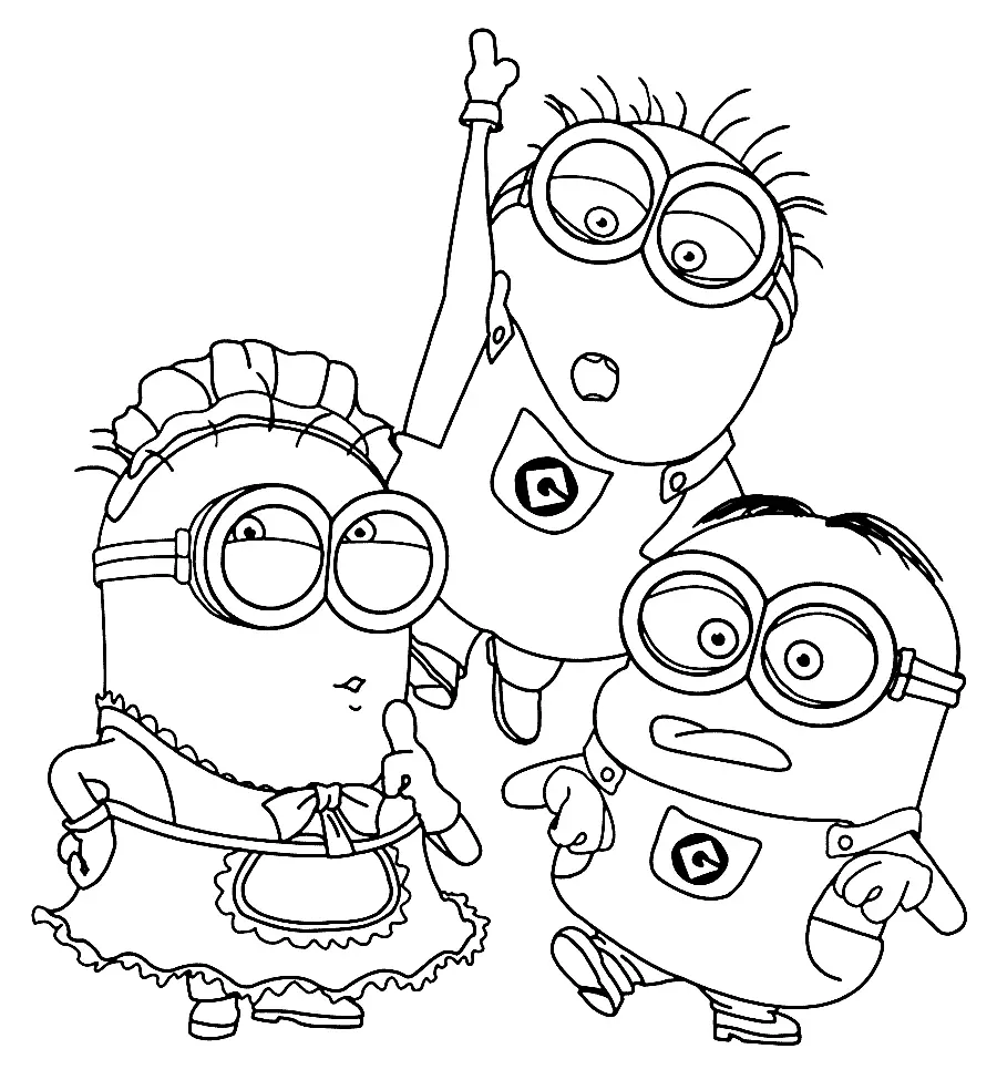 Desenhos de Minion Para Colorir 10