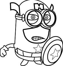 Desenhos de Minion Para Colorir 13