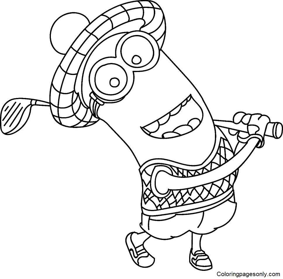 Desenhos de Minion Para Colorir 18