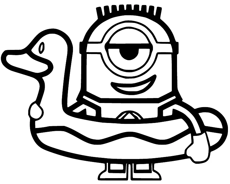 Desenhos de Minion Para Colorir 2