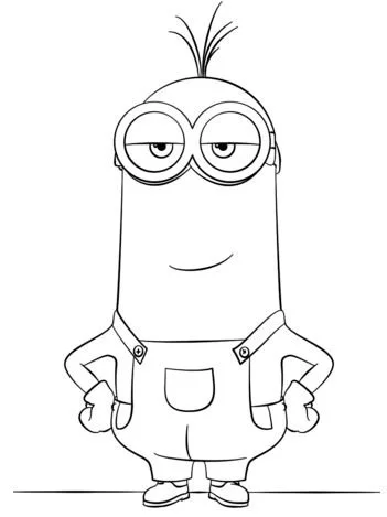 Desenhos de Minion Para Colorir 24