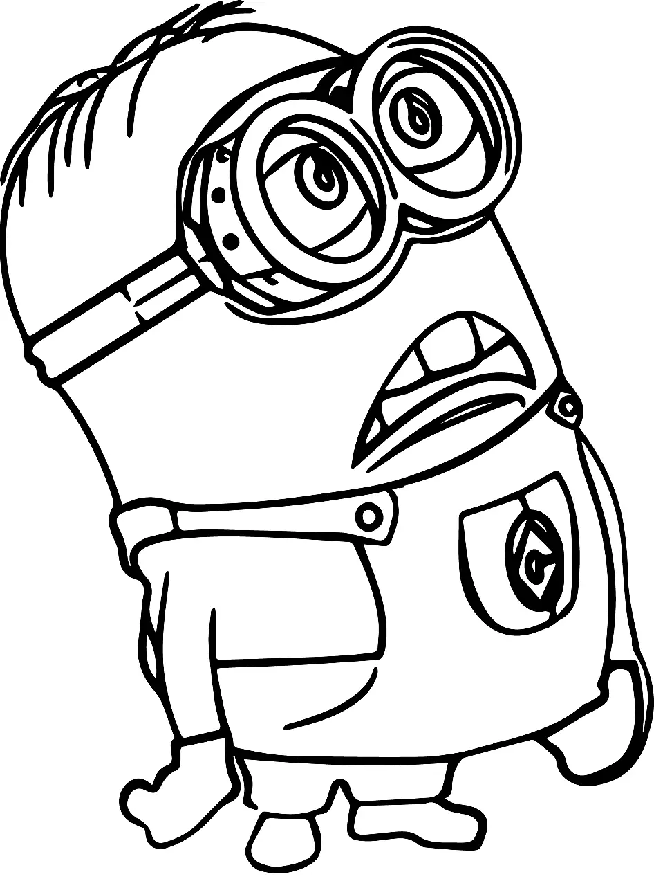 Desenhos de Minion Para Colorir 25