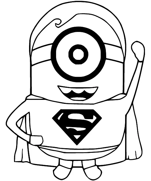 Desenhos de Minion Para Colorir 27