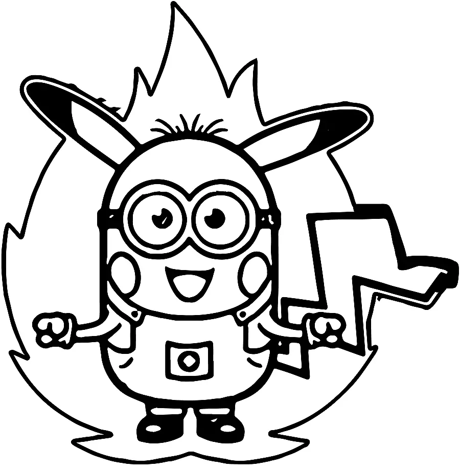 Desenhos de Minion Para Colorir 28