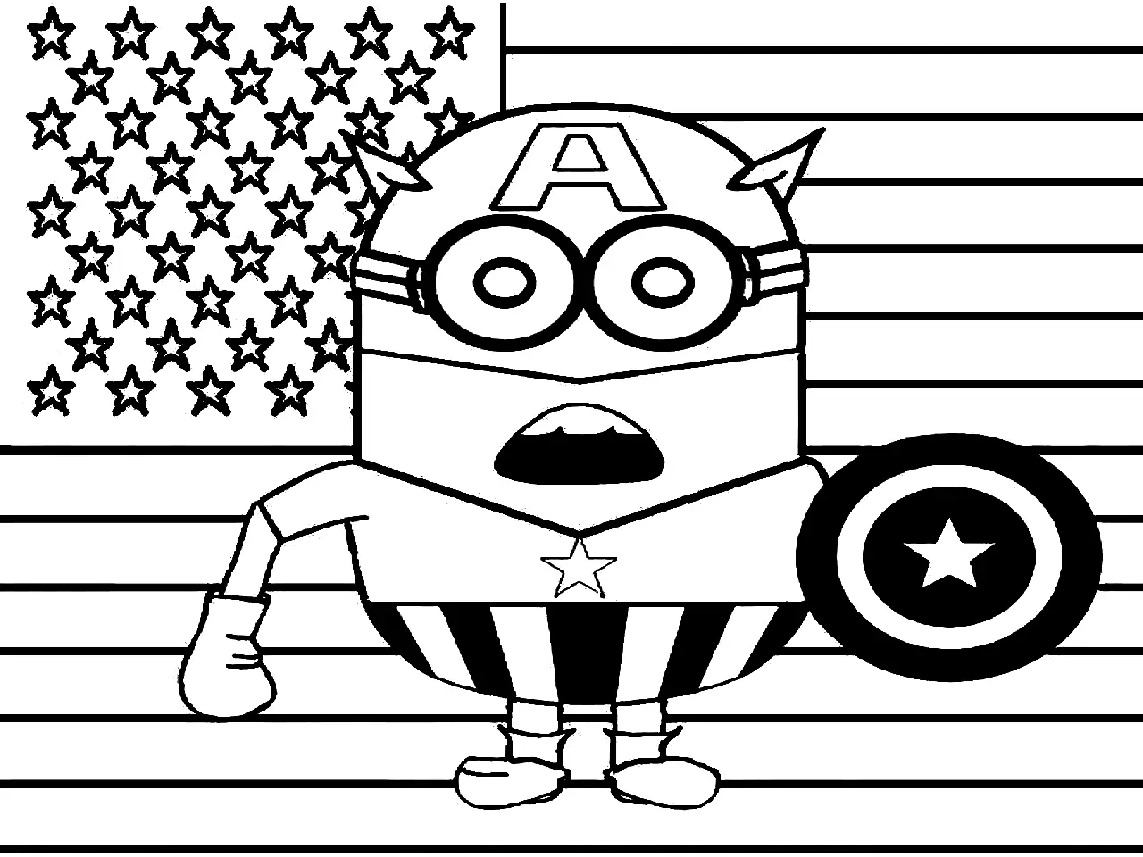 Desenhos de Minion Para Colorir 31