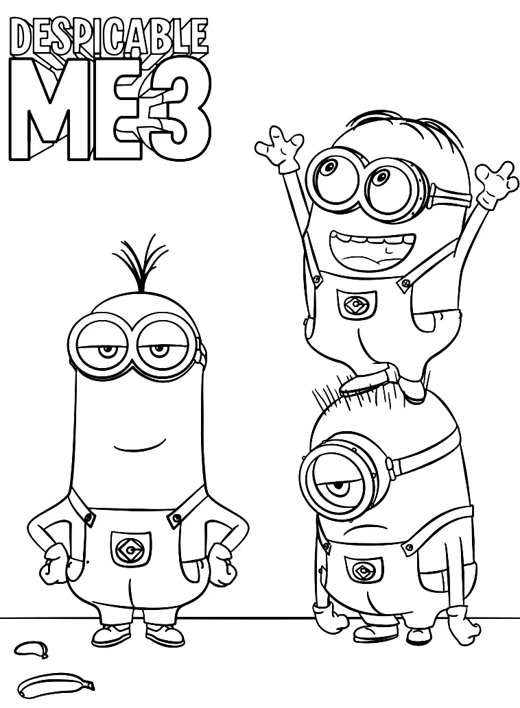 Desenhos de Minion Para Colorir 39