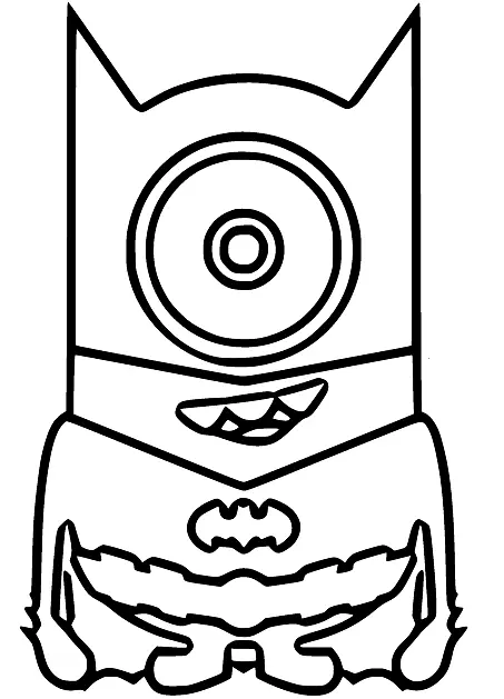 Desenhos de Minion Para Colorir 43