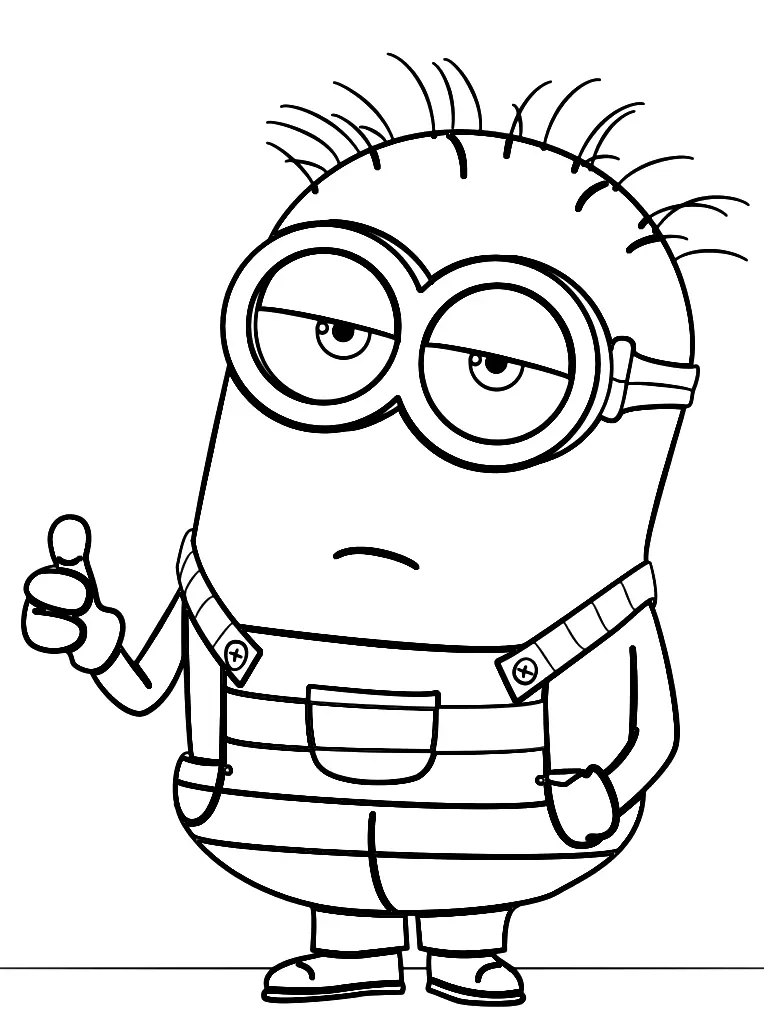 Desenhos de Minion Para Colorir 47