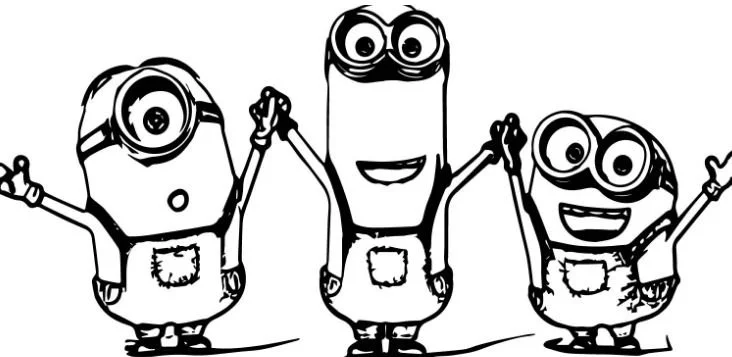 Desenhos de Minion Para Colorir 6