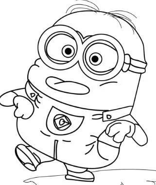 Desenhos de Minion Para Colorir 7