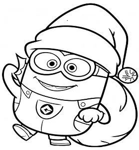 Desenhos de Minion Para Colorir 8