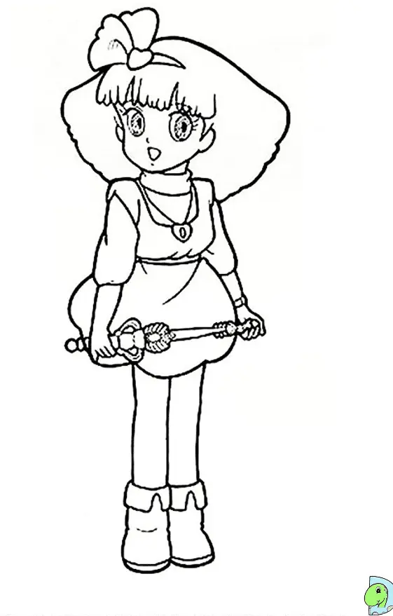 Desenhos de Minky Momo Para Colorir 14