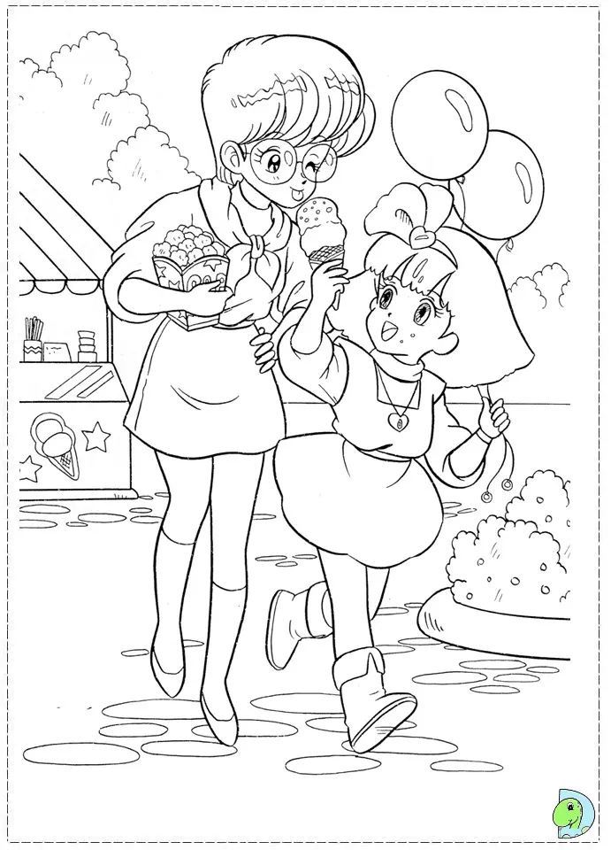 Desenhos de Minky Momo Para Colorir 9