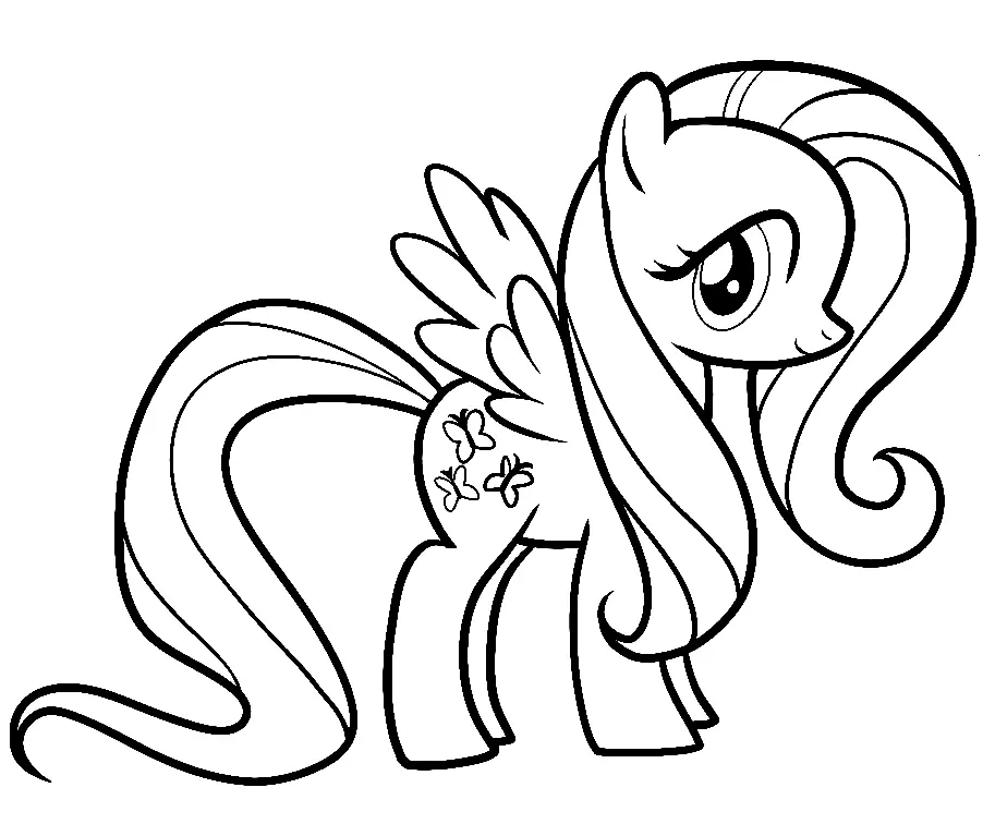 Desenhos de MLP Para Colorir 13