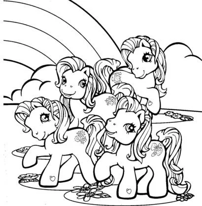 Desenhos de MLP Para Colorir 17