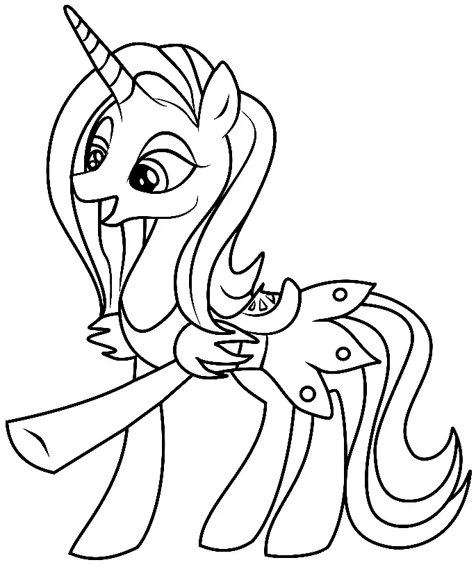 Desenhos de MLP Para Colorir 20