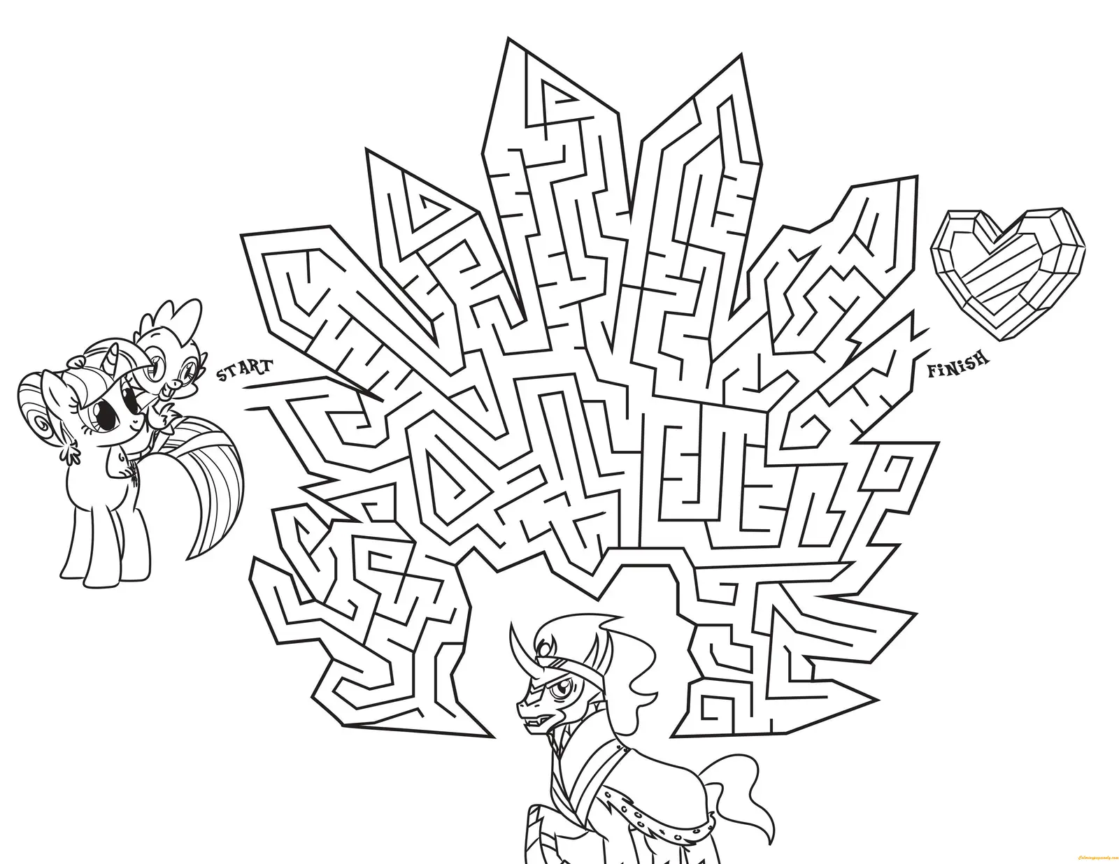 Desenhos de MLP Para Colorir 26