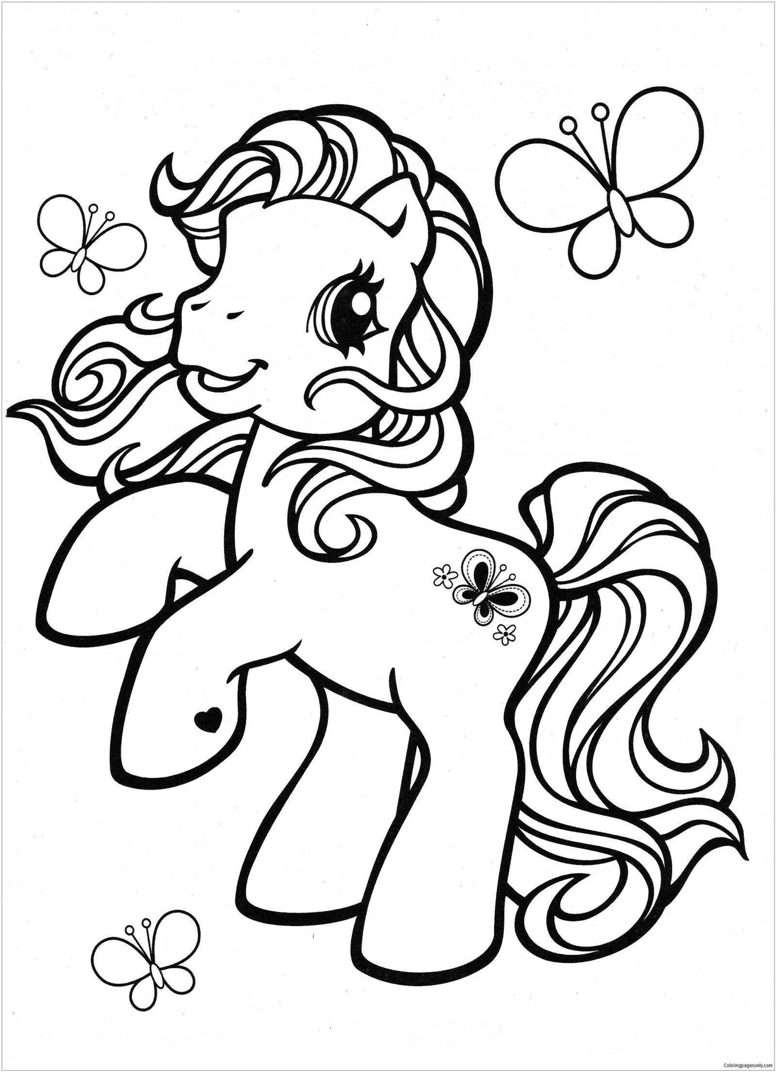 Desenhos de MLP Para Colorir 27