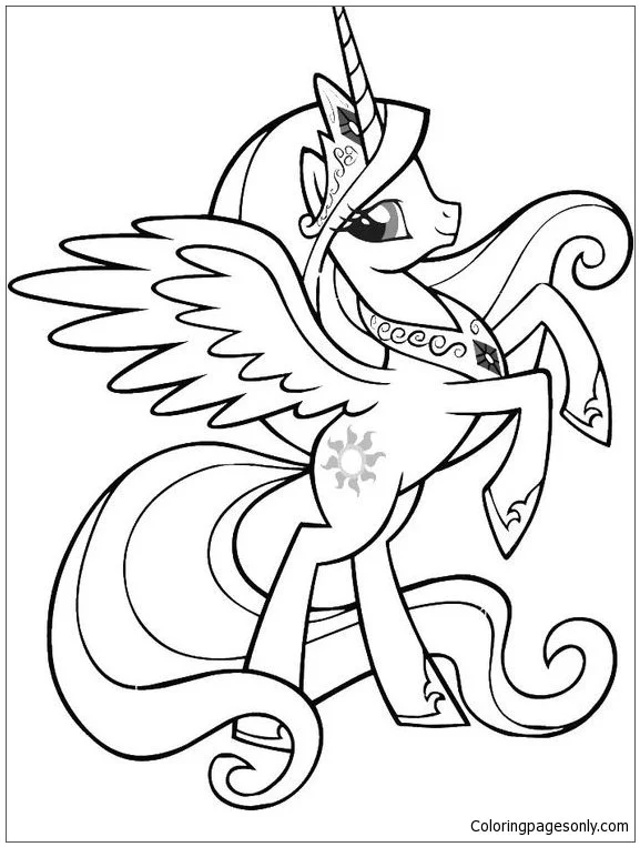 Desenhos de MLP Para Colorir 30