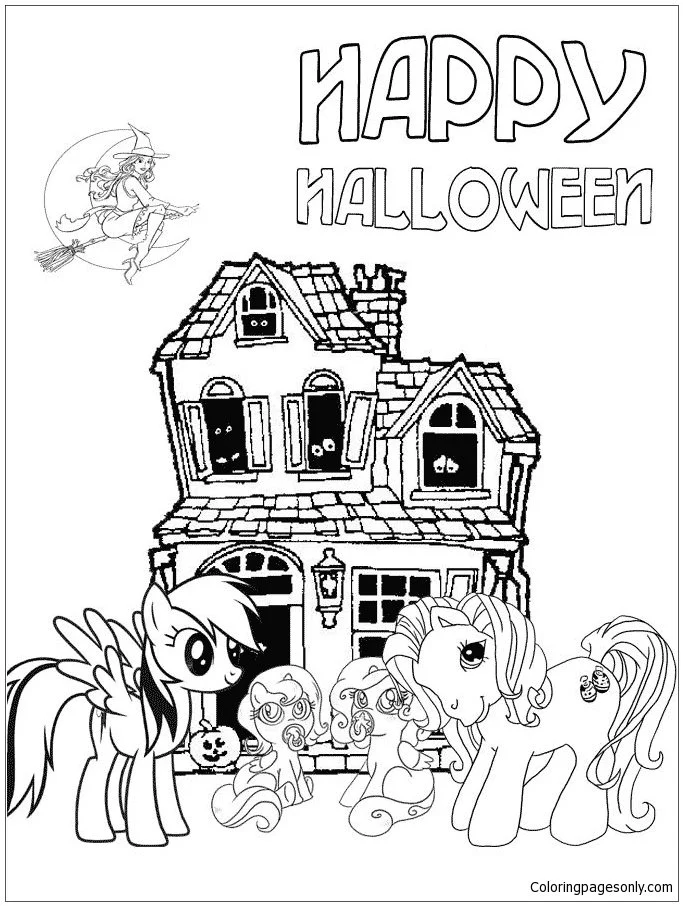 Desenhos de MLP Para Colorir 33