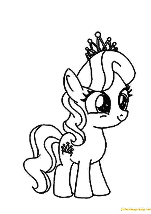 Desenhos de MLP Para Colorir 36