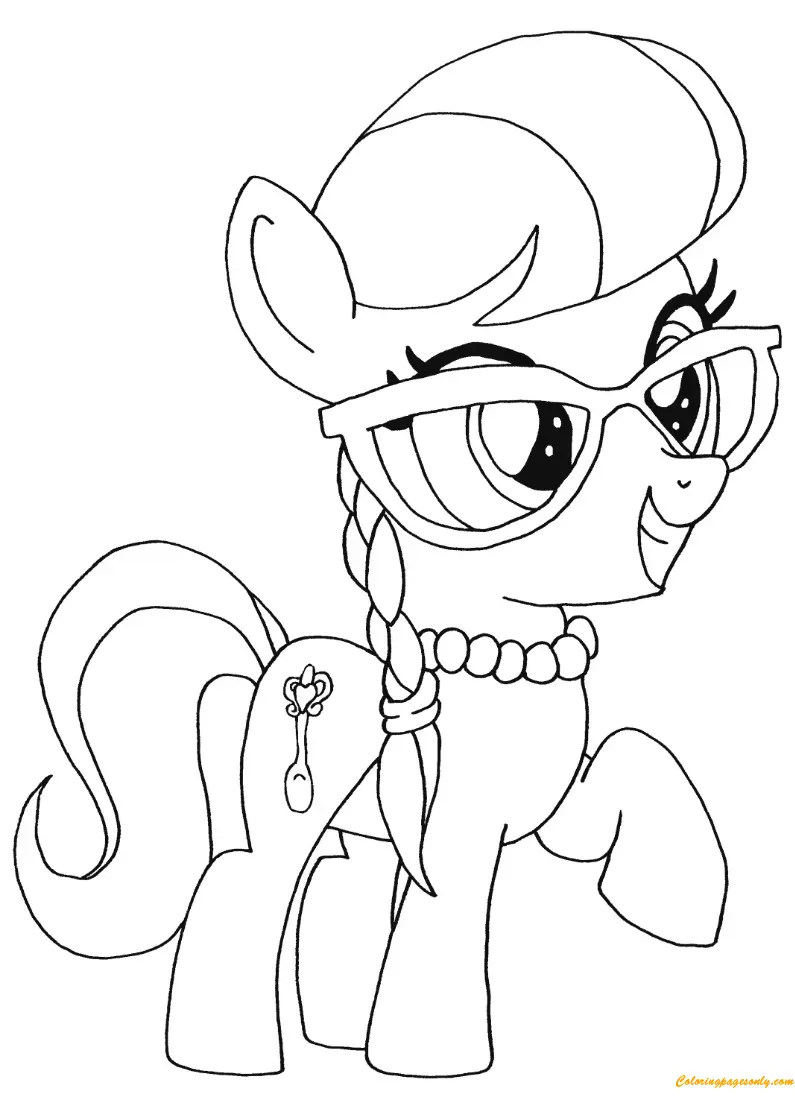 Desenhos de MLP Para Colorir 37