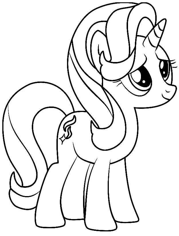 Desenhos de MLP Para Colorir 4