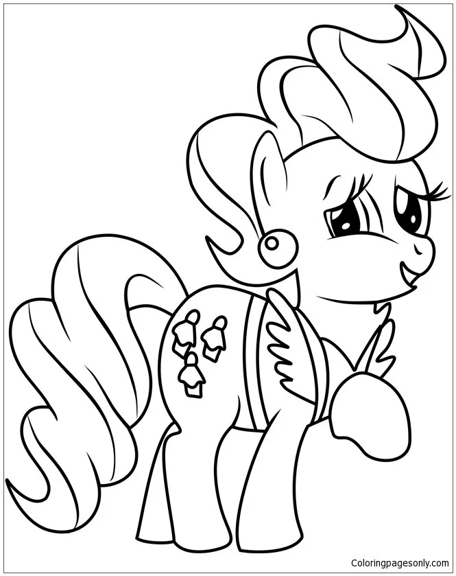 Desenhos de MLP Para Colorir 46