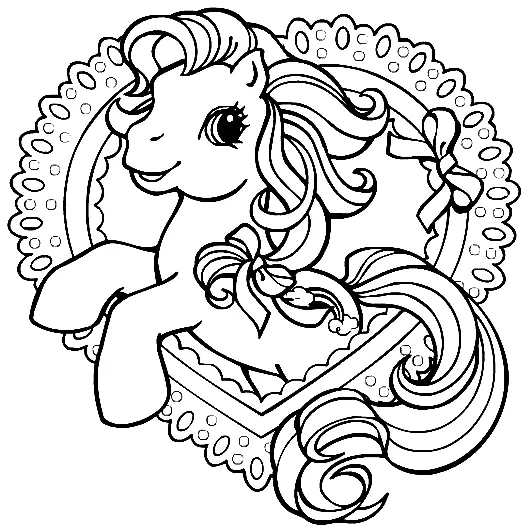 Desenhos de MLP Para Colorir 9