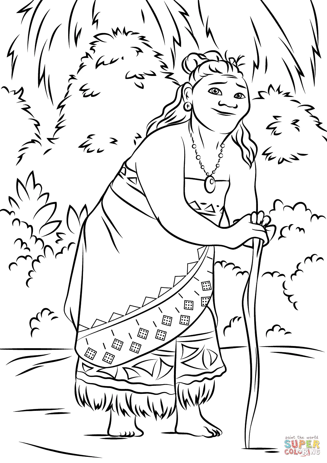 Desenhos de Moana Para Colorir 10