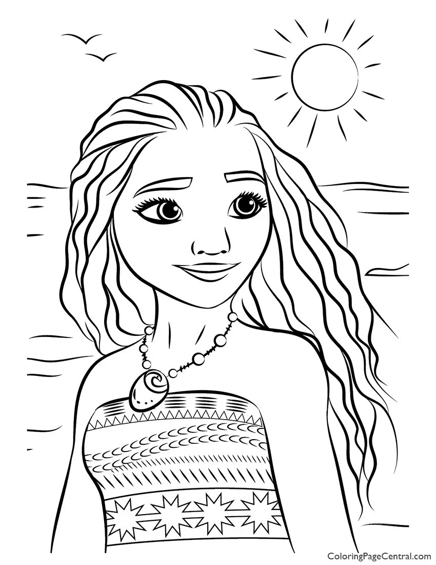 Desenhos de Moana Para Colorir 35