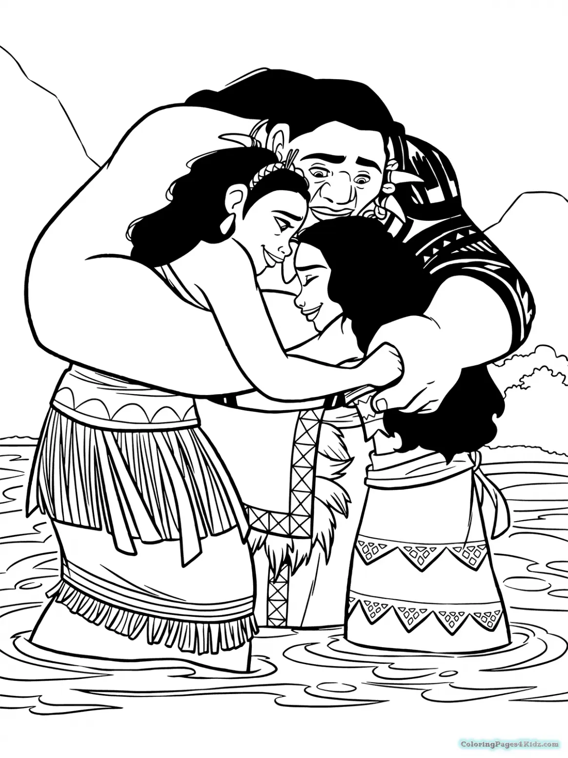 Desenhos de Moana Para Colorir 44