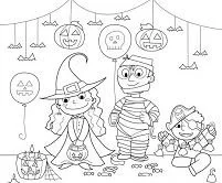 Desenhos de Monstros de Halloween Para Colorir 19