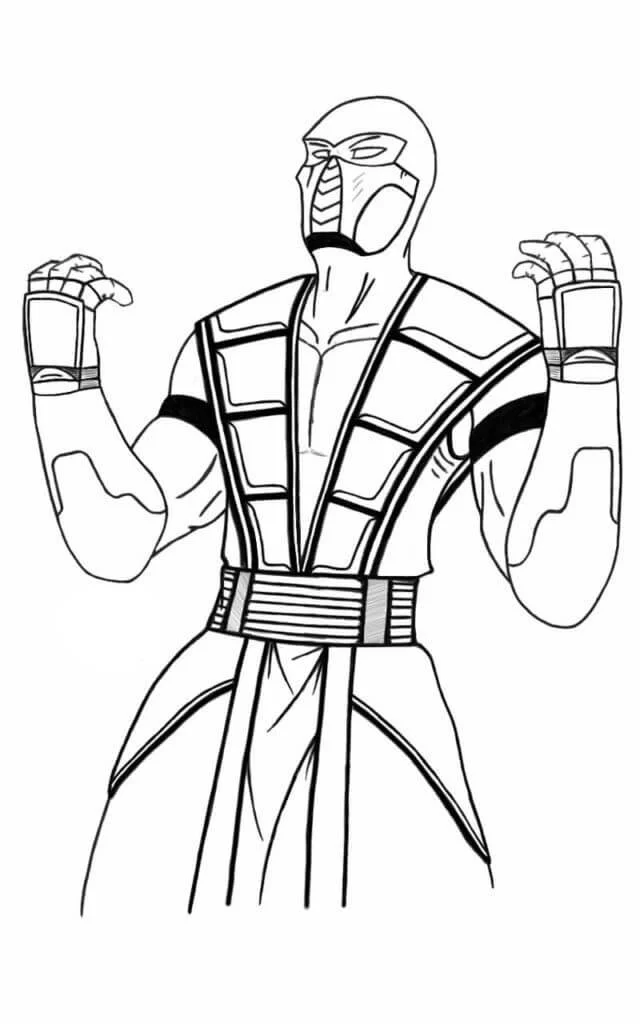 Desenhos de Mortal Kombat Para Colorir 31