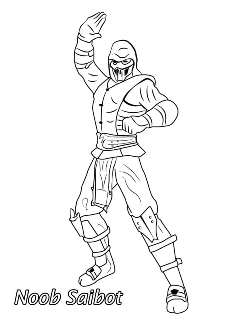 Desenhos de Mortal Kombat Para Colorir 44