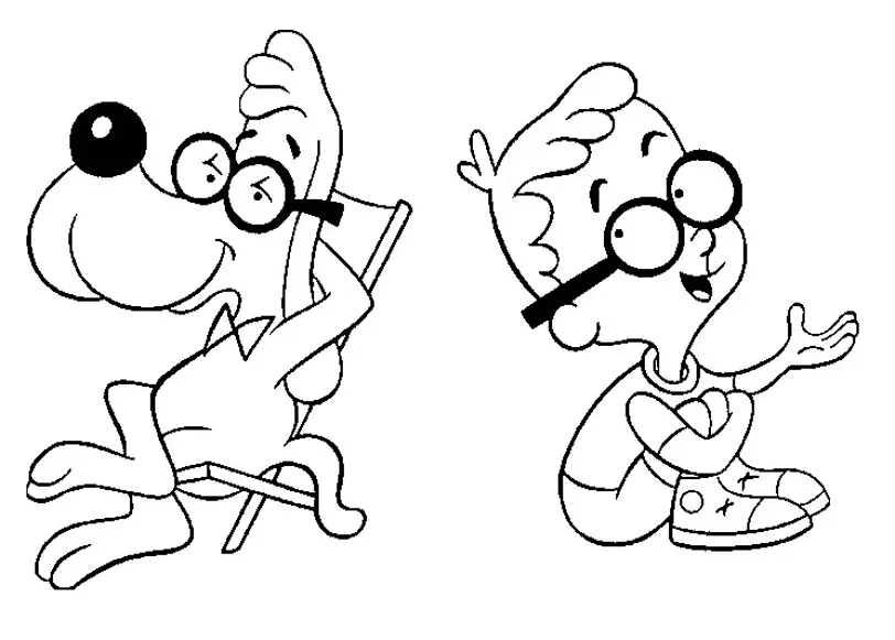 Desenhos de Mr Peabody e Sherman Para Colorir 16