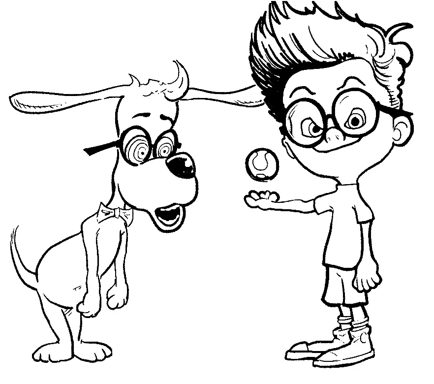 Desenhos de Mr Peabody e Sherman Para Colorir 21