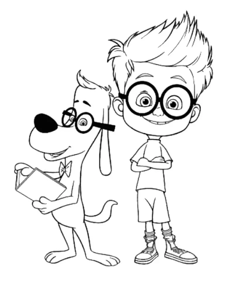 Desenhos de Mr Peabody e Sherman Para Colorir 22