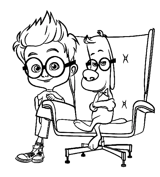 Desenhos de Mr Peabody e Sherman Para Colorir 24