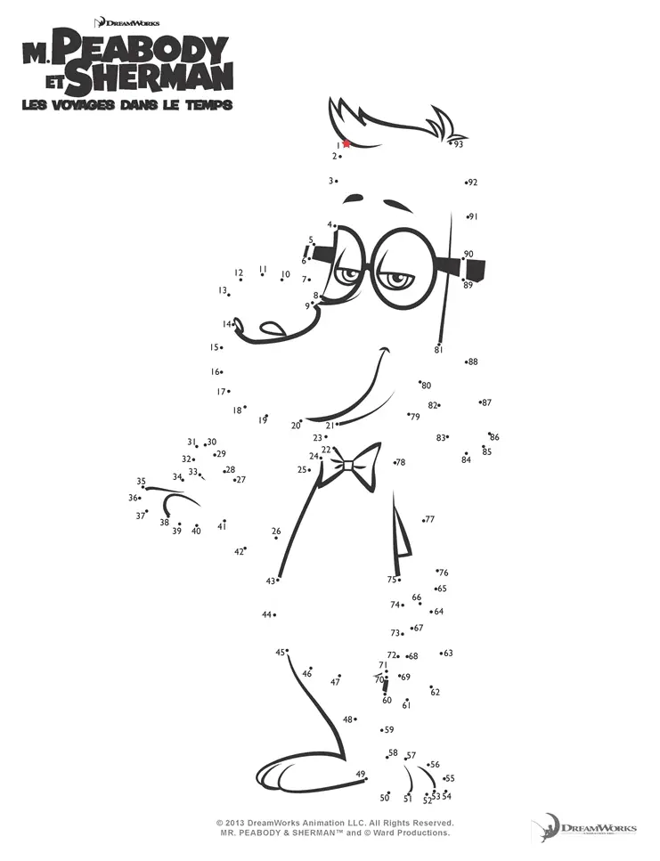 Desenhos de Mr Peabody e Sherman Para Colorir 29