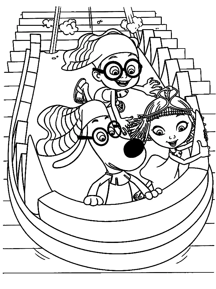 Desenhos de Mr Peabody e Sherman Para Colorir 33