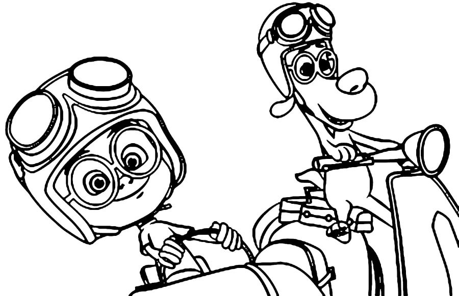 Desenhos de Mr Peabody e Sherman Para Colorir 41