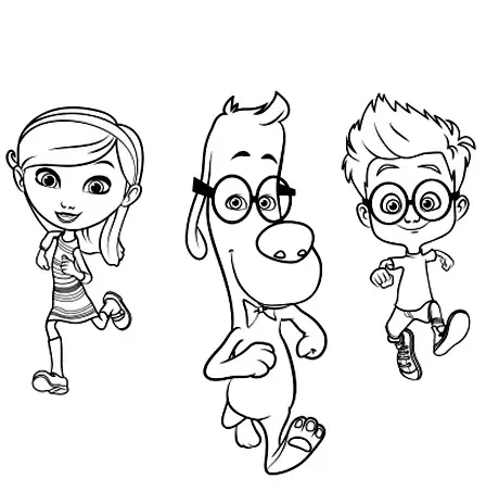 Desenhos de Mr Peabody e Sherman Para Colorir 8