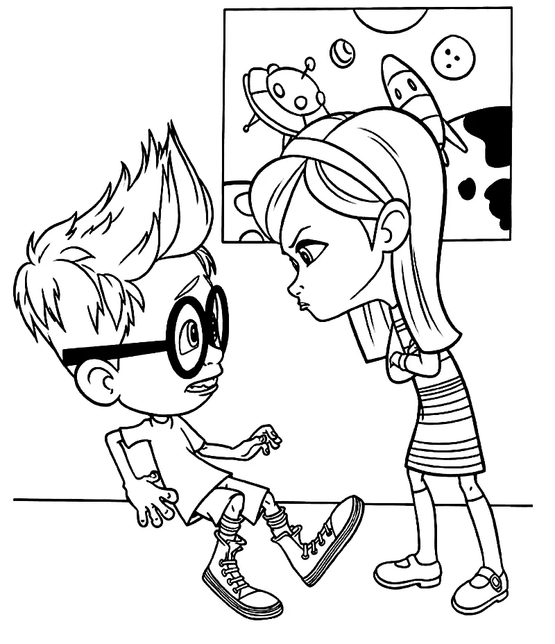 Desenhos de Mr Peabody e Sherman Para Colorir 9