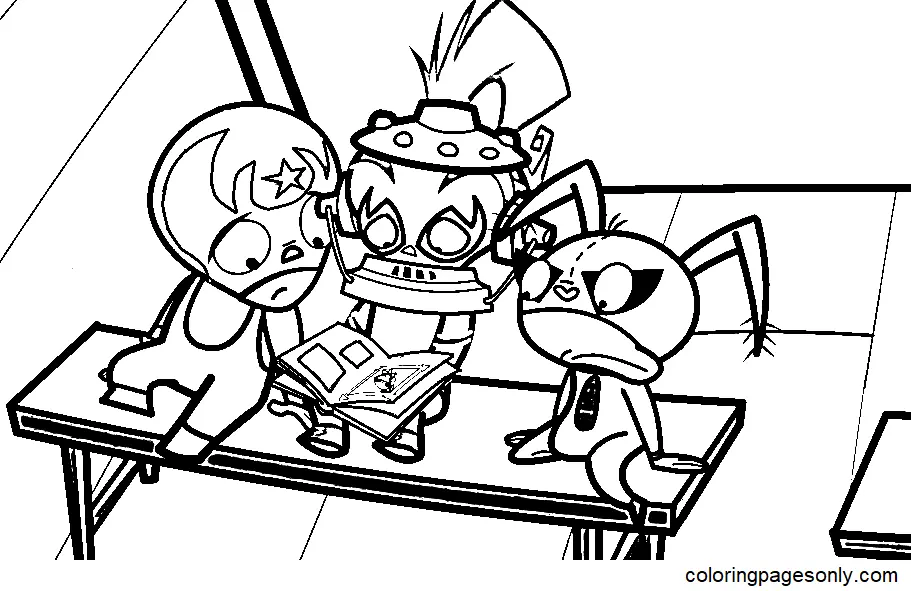 Desenhos de Mucha Lucha Para Colorir 21