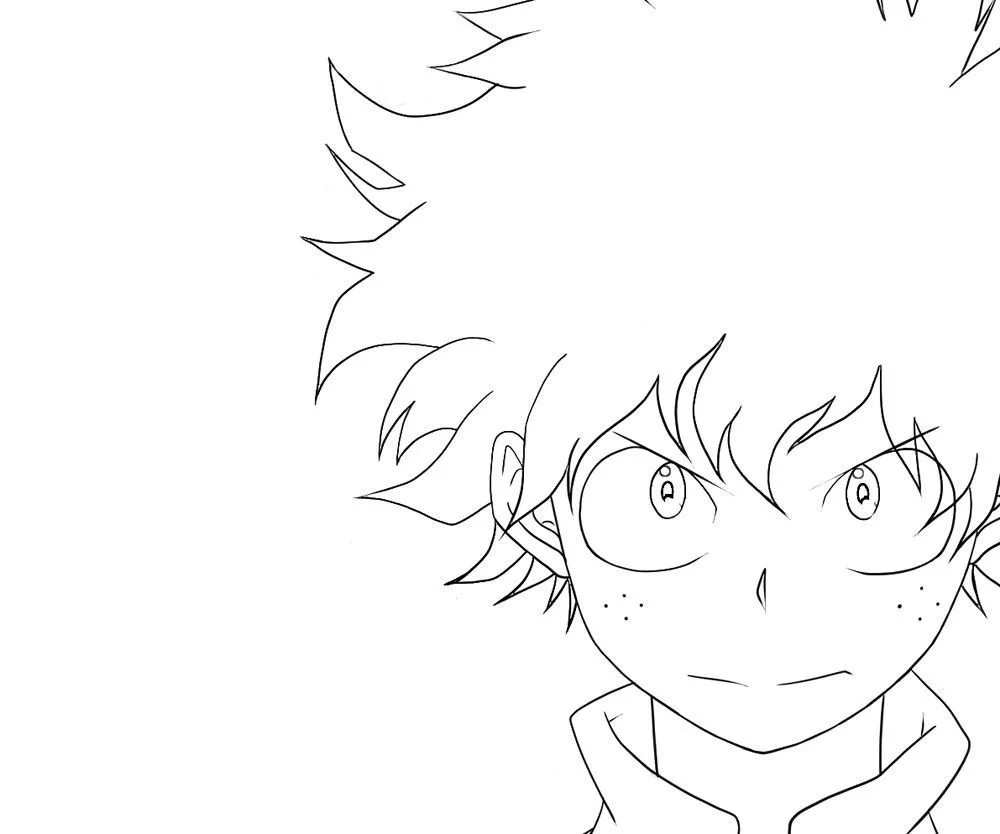 Desenhos de My Hero Academia Para Colorir 143