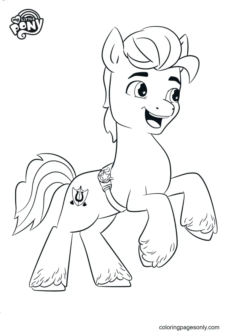 Desenhos de My little pony Nova Geracao Para Colorir